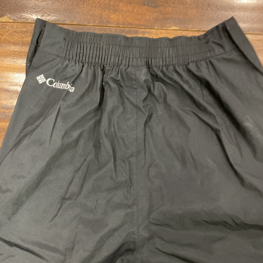 Columbia Kids Omni-Tech Waterproof Rain Pants Black Size M 10/12 XY0060